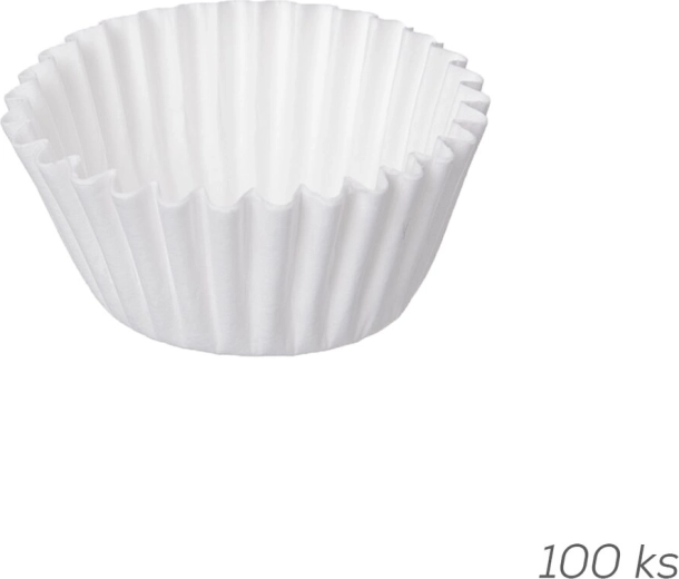 Cápsula de papel para repostería 3,1 cm blanca 100 uds
