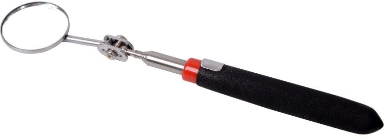 Espejo de inspección telescópico con articulación, 30 mm
