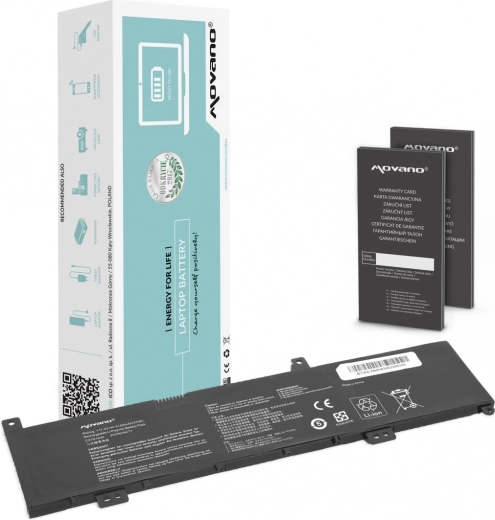 Movano batería C31N1636 para Asus VivoBook X580/N580 (4100 mAh, 47 Wh)