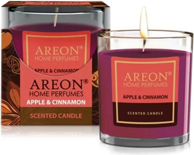 Vela aromática Areon Apple & Cinnamon 120 g