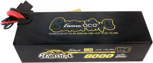 Batería Gens Ace Bashing 8000mAh 14.8V 100C LiPo Pro para coches RC
