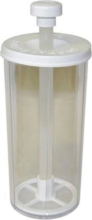 Batidor manual para cappuccino – plástico transparente
