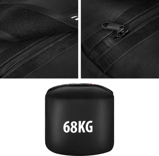 Carga ajustable de hasta 68 kg