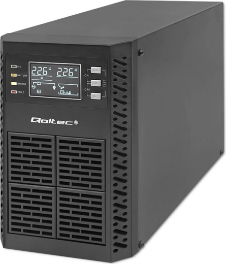 UPS on-line 1 kVA 1000 W con onda sinusoidal pura y pantalla LCD