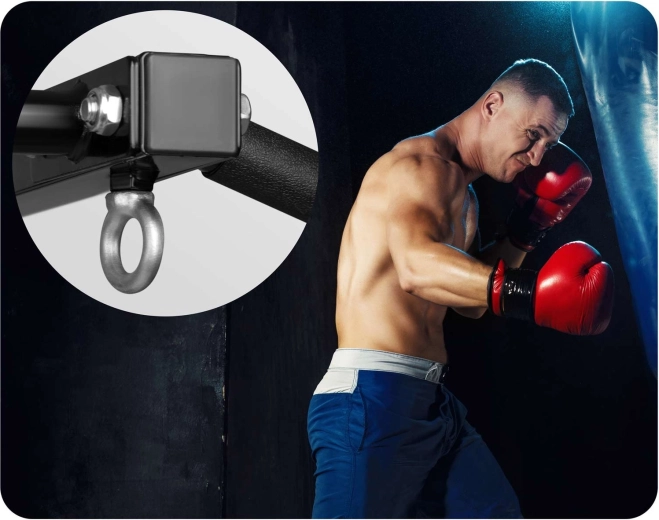 2 en 1 y gancho para saco de boxeo incluido