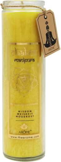 Vela aromática en vaso de cristal Flores 320 g – larga duración de combustión