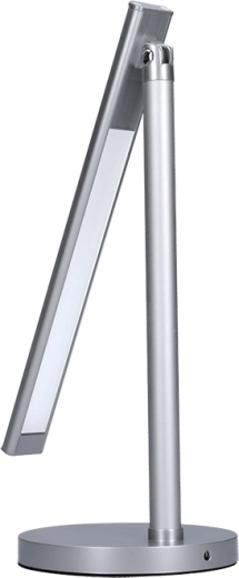 Cuerpo de aluminio elegante en color plateado