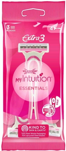 Wilkinson Extra Essentials 3 Beauty maquinilla de afeitar desechable, 4 uds