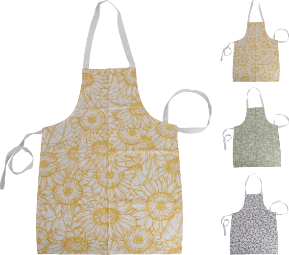 Delantal de cocina de algodón 60 × 84 cm