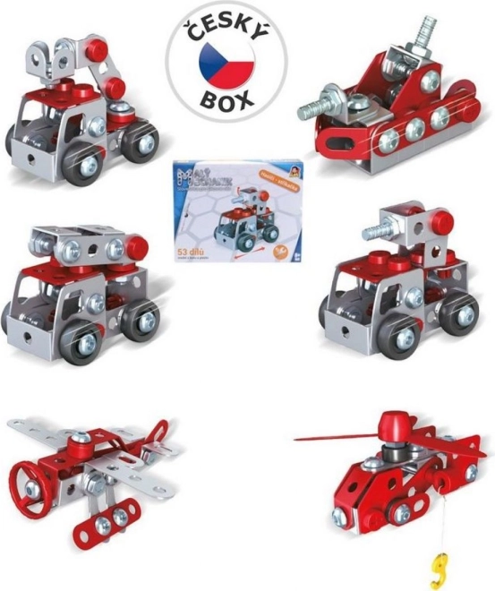 Set de construcción Pequeño mecánico: vehículos de bomberos – Bomberos
