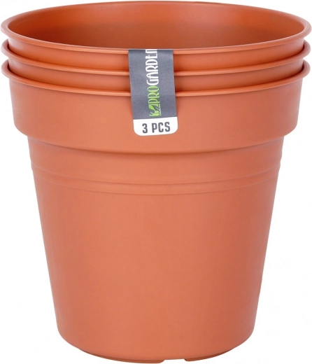 Set de 3 macetas para combinar fácilmente la plantación