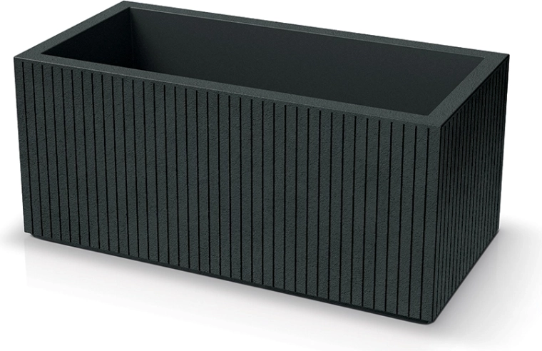 Macetero CORO CASE 80 cm gris oscuro