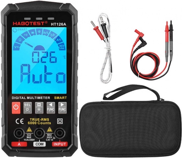 Multímetro digital Habotest HT126A
