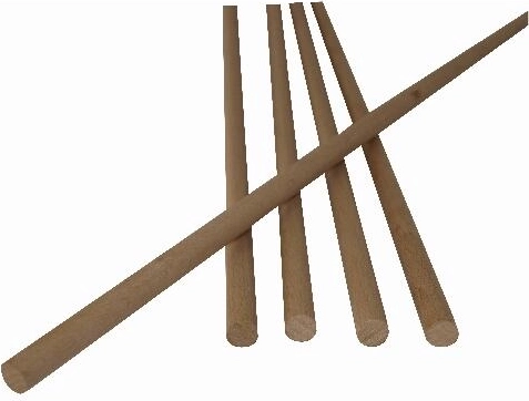 Espiga lisa de madera 16 mm FSC (paquete de 5 uds = 4 m lineales)