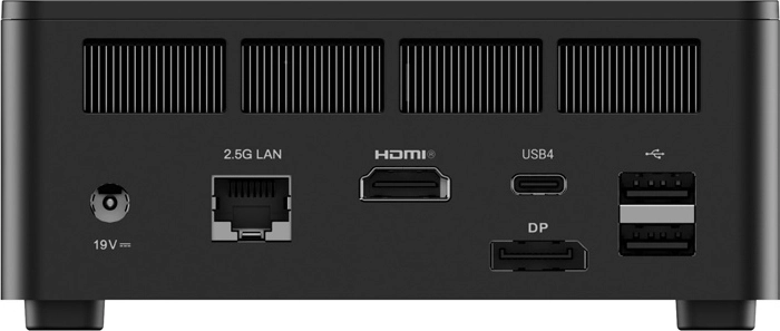 Amplia conectividad incluyendo USB4 y LAN 2,5G