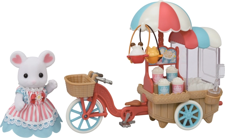Sylvanian Families puesto móvil de palomitas con ratoncita