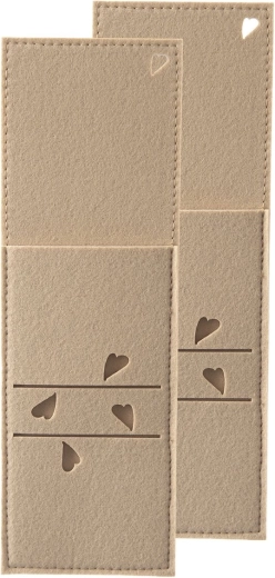 Decoración elegante con corazones