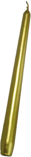 Vela cónica Provence dorada de 24,5 cm
