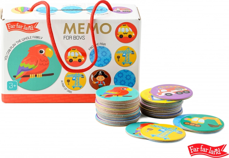Far Far Land memo redondo para chicos