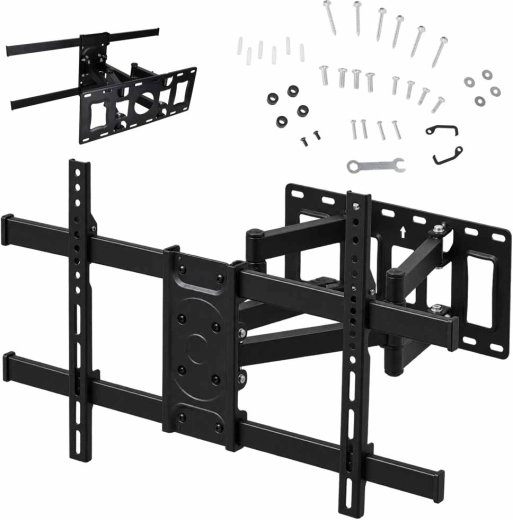 Soporte de pared inclinable y giratorio para TV de 32–85 pulgadas