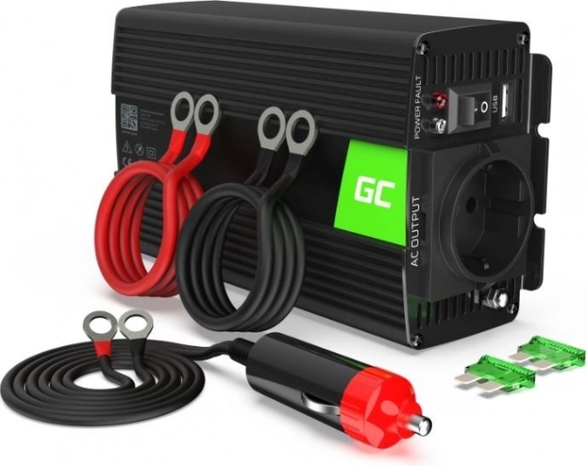 Convertidor Green Cell 24V/230V 300W/600W con onda sinusoidal modificada