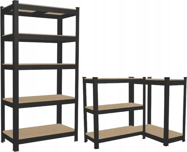 Materiales resistentes y elegante aspecto negro