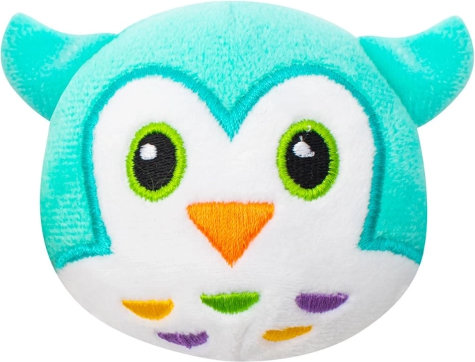 Suaves personajes de peluche: ratón y búho
