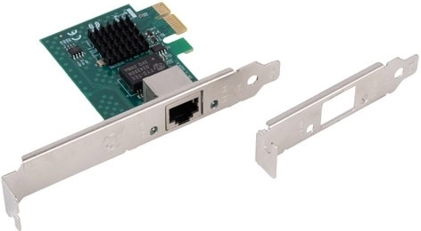 Tarjeta de red PCIe 2,5GbE RJ45 (PCI Express x1) con soporte low-profile