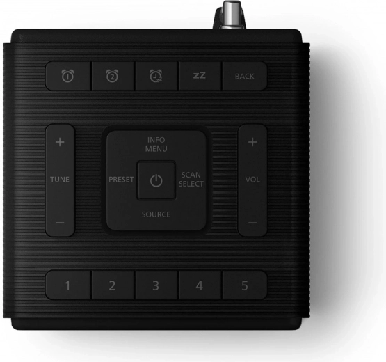 Control sencillo, presintonías y selección rápida