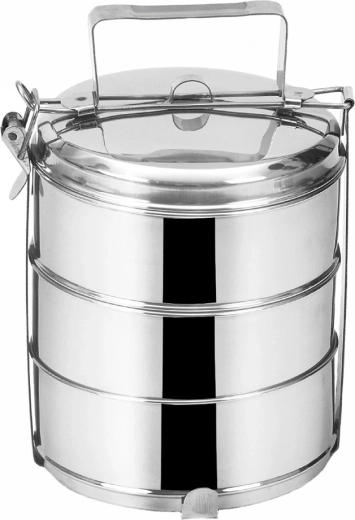 Fiambrera de acero inoxidable de 3 pisos 3×1 l ORION