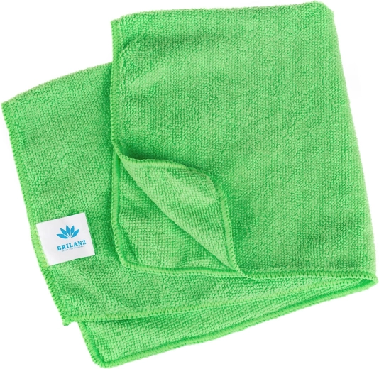 Paño de microfibra 30 × 30 cm, verde