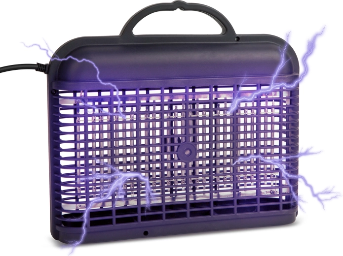 Trampa UV para insectos de 230 V, colgante, negra