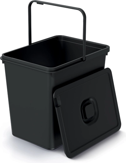 Papelera Systema Basic Flap 23 l – negro reciclado