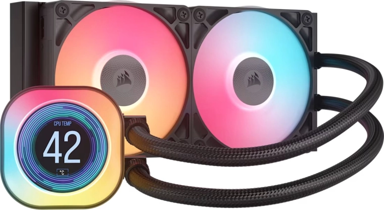 Radiador de 240 mm y 2× RX120 RGB