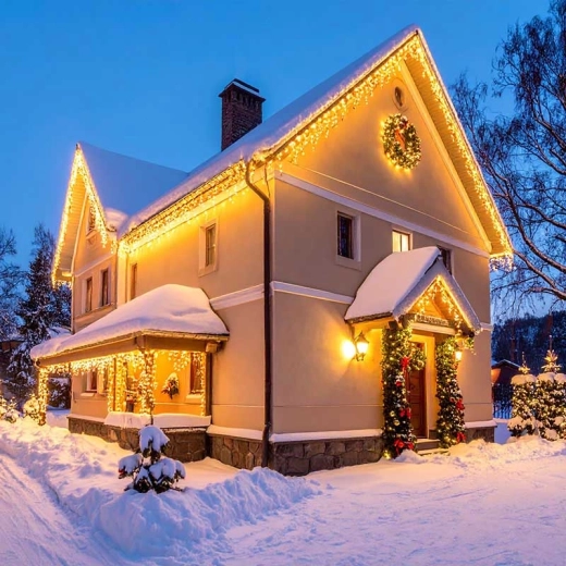 Decoración luminosa para exteriores