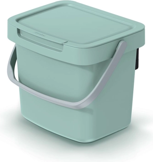 Papelera 3 l verde claro