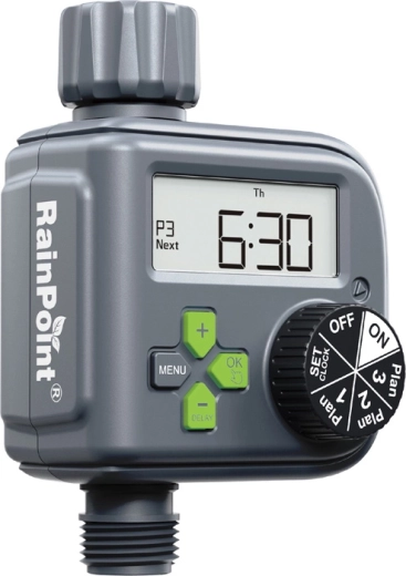 Controlador de riego con sensor de lluvia RainPoint