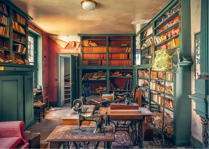 Puzzle Ravensburger Lugares perdidos: biblioteca musical 1000 piezas