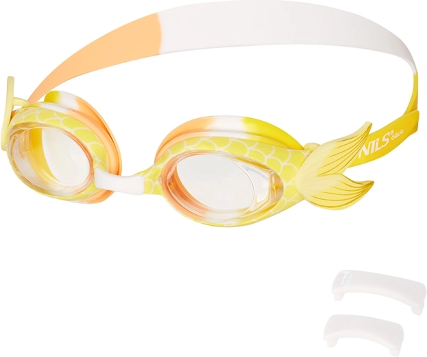 Gafas de natación infantiles NILS Aqua amarillas