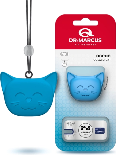 Dr. Marcus Cosmic Cat ambientador para coche Ocean