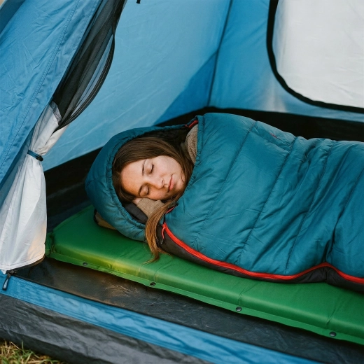 Sueño confortable al acampar