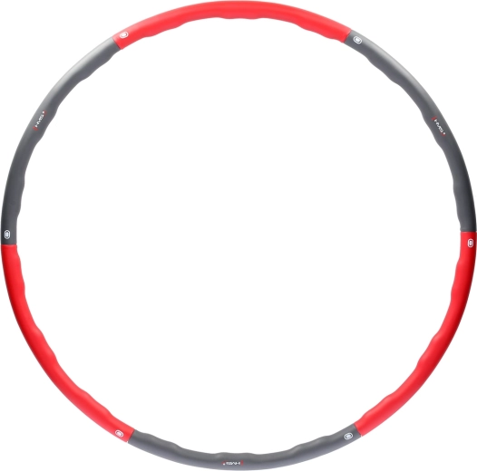 Aro hula hoop de masaje HMS, 100 cm – rojo