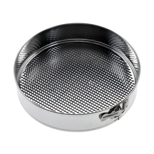 Molde desmontable para tarta con fondo texturizado 21 cm, acero galvanizado