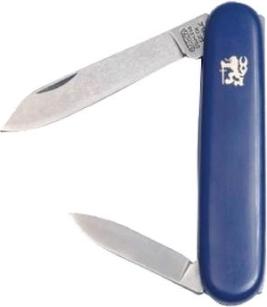 Navaja plegable de bolsillo de acero inoxidable con mango de plástico