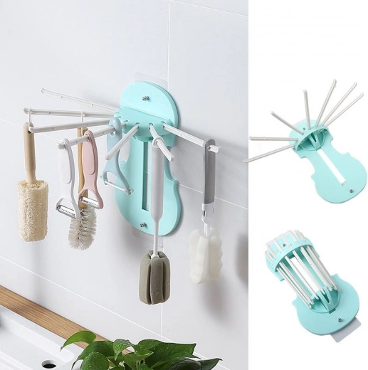 Gancho para colgar accesorios de cocina – azul