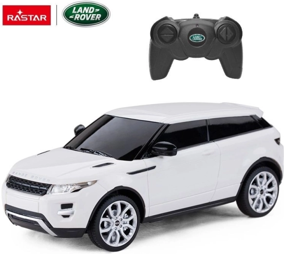 Coche RC con mando a distancia Rastar Range Rover Evoque 1:24 blanco