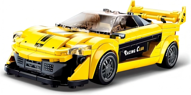Set de construcción SLUBAN deportivo inglés amarillo (283 piezas)
