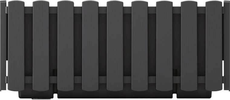 Jardinera de plástico Boardee Fencycase 38 cm antracita