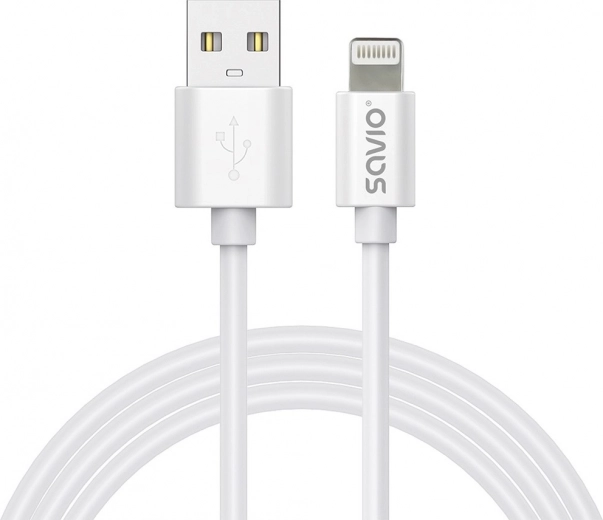 Cable USB‑A a Lightning CL‑192 1 m blanco