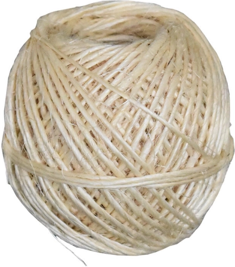 Cordel de sisal 2 mm, 250 g, 2000 tex